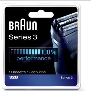 NIB Braun 32B Replacement Shaving Heads for Series 3  BR32B